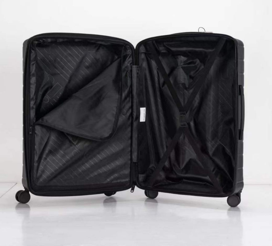 Schwarz Unzerbrechliches PP Neueste Koffer Dauerhafte Reisetasche 28 Erweiterbare TSA Lock Gepäckstücke für Geschäftsreisen