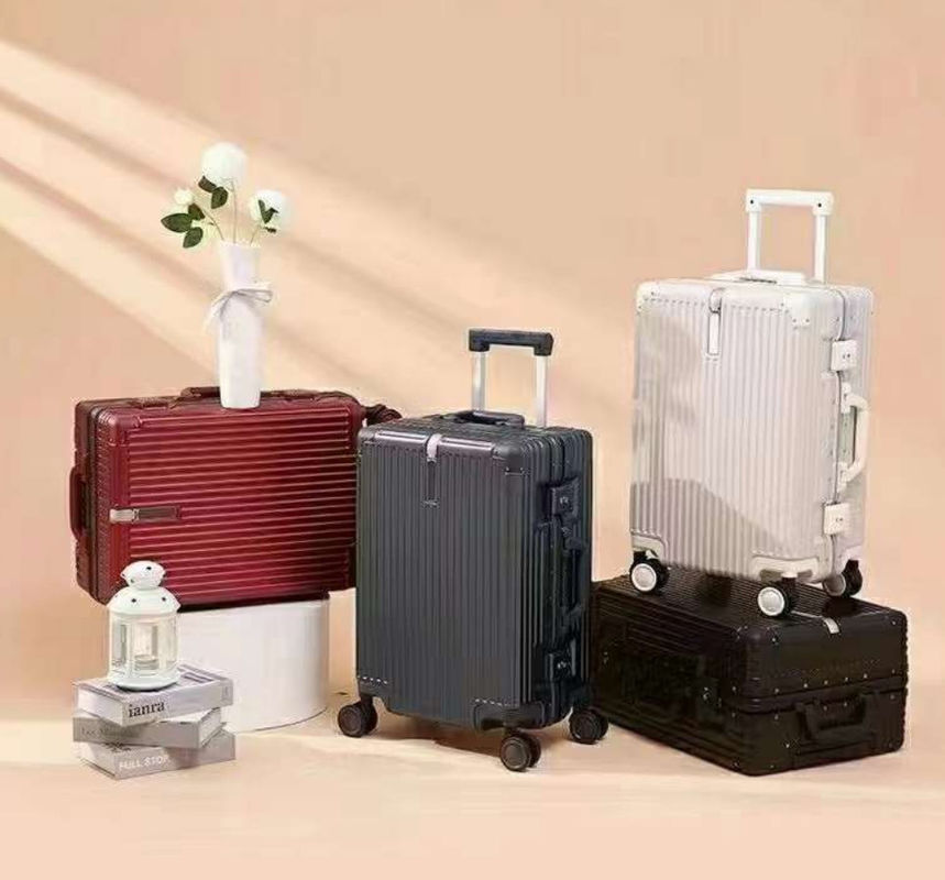 Koffer für lange Strecken 20 Zoll 24 Zoll 26 Zoll Aluminiumrahmen Koffer Reise Koffer Passwort Breitgriff Trolley Lugga