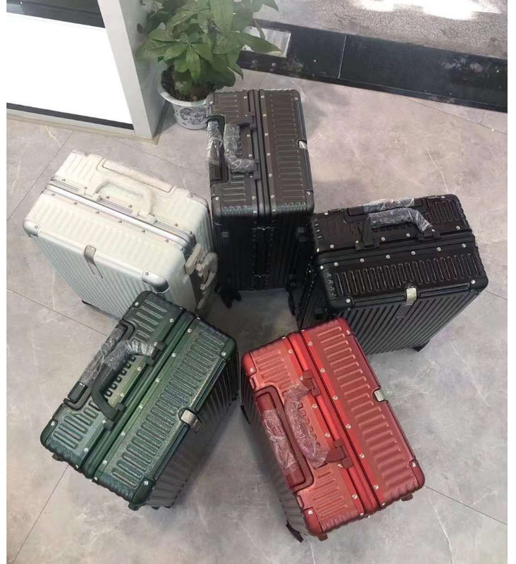 Koffer für lange Strecken 20 Zoll 24 Zoll 26 Zoll Aluminiumrahmen Koffer Reise Koffer Passwort Breitgriff Trolley Lugga