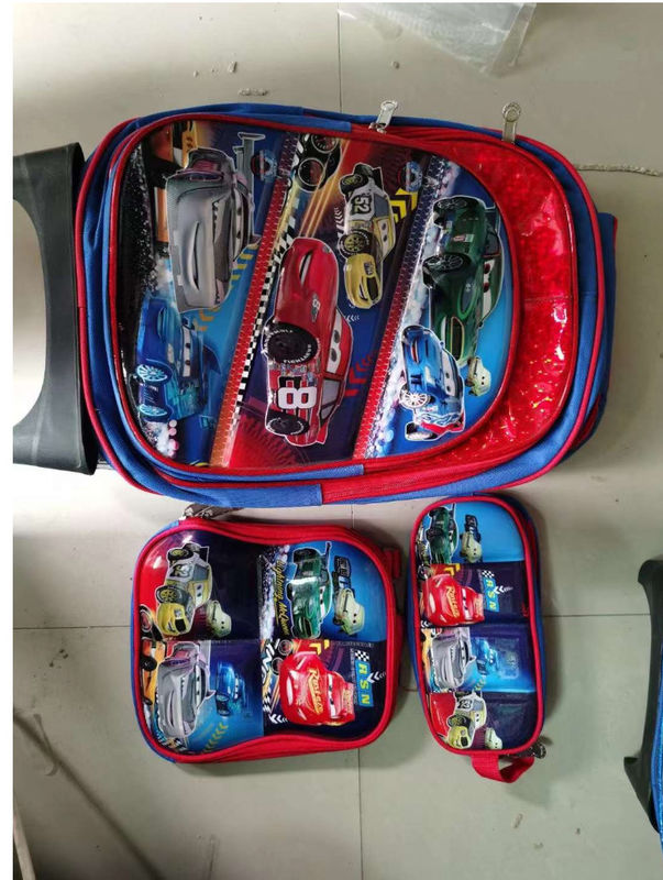 Mochilas Escolares 3 Stück Set Süße 3D-Cartoon-Buchtaschen Schulkinder Kinder Kinder Rucksack-Set