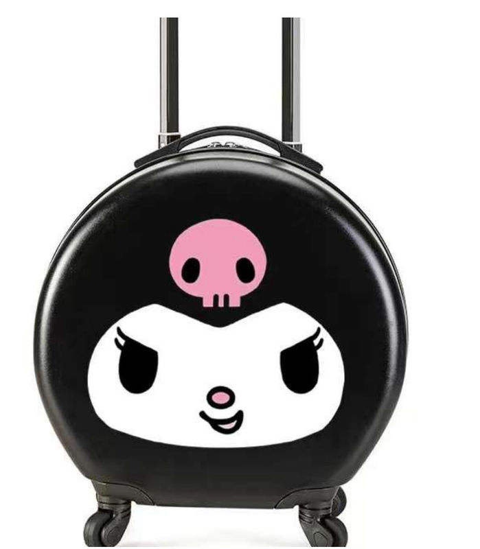 18 Zentimeter tragbarer Koffer auf Rädern Reise rollendes Gepäck Kinder abgerundetes Gepäck Kabine Trolley Tasche niedliches kleines Gehäuse