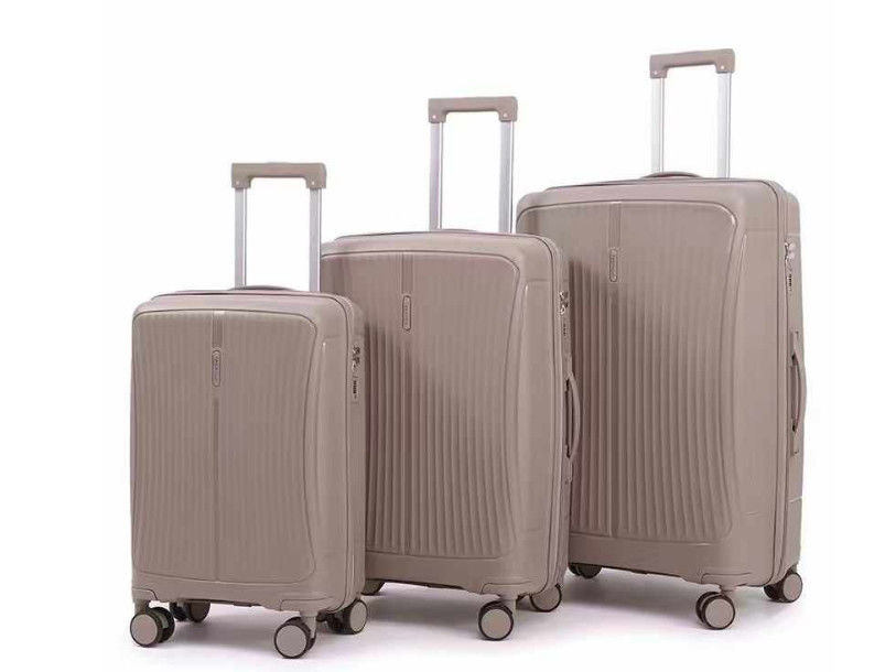 Großhandel PP Gepäckstücke Reisetasche Set 3 Stück Gepäckstücke Männer Frauen 20 24 28 Zoll Trolley Taschen Spinner Fälle