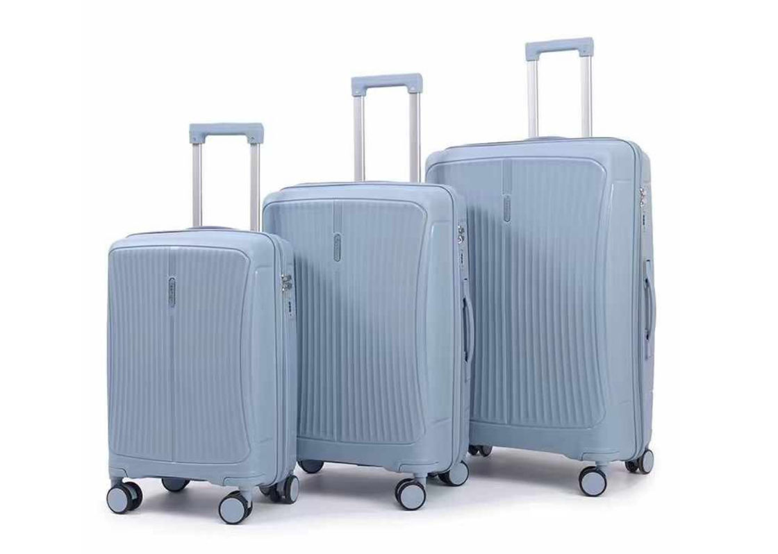 Passende Farbe Standardgröße 20 24 28 Zoll Harter Koffer Set Reisetasche Kabine Tasche tragen Leichtgewicht 3 Stück PP Trolley Lugga
