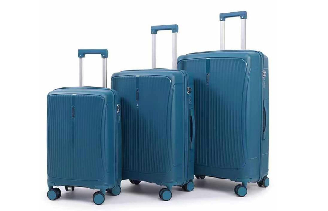 New Style Hochwertige Mode Reisetasche Gepäckstücke Set PP Hard Shell Trolley Spinner Räder Gepäckstücke
