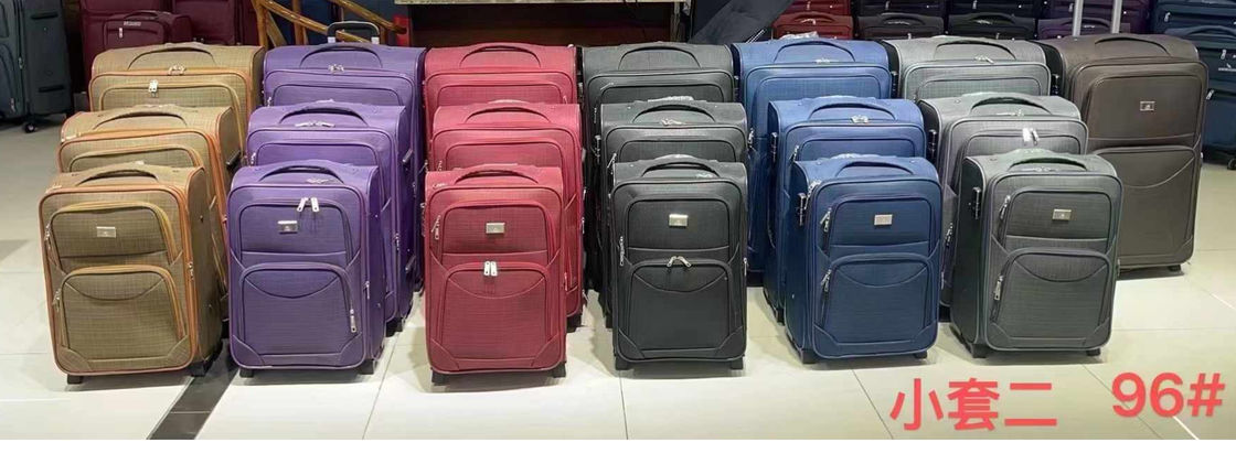 Mit 3 Stück Gepäckset Spinner Softshell Leichtgewicht Softside Anpassbarer Koffer mit 4 Rollenden Spinner Rädern