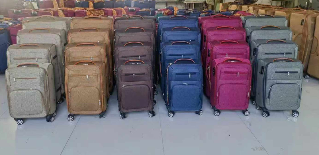 Gepäck mit großer Kapazität aus Nylon/Polyester, Gepäck im klassischen Trolley-Stil, Gepäck mit TSA-Sperre, modisches Reisegepäck