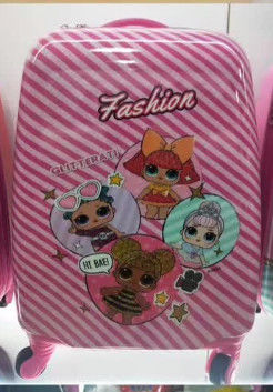 Großhandel Fabrikpreis 18 Zoll niedliche Kinder Kinder Tier Zeichentrickfilme Reisetasche Hardside Gepäck mit Spinner Rädern